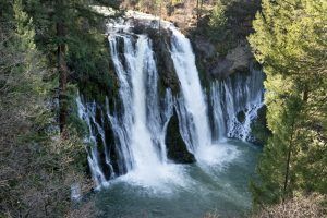 Waterfall at MacArthur-Burney Falls Memorial State Park in Shasta County, California by Carol Highsmith.
