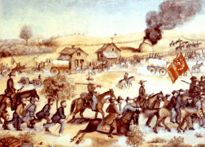 Battle of Mine Creek, Kansas by Samuel J. Reader