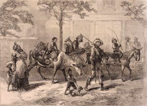 Exodusters En Route to Kansas by Harper's Weekly, 1879