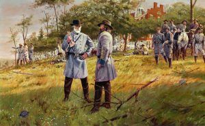 Confederate Generals Lee and Longstreet
