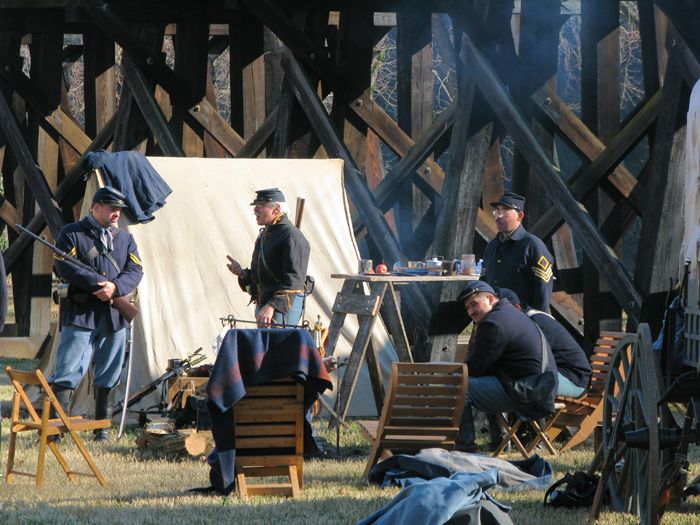 Civil War Reenactment at Harpers Ferry, West Virginia