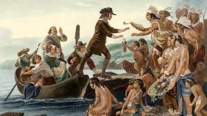 Roger Williams meets the Narragansett Indians