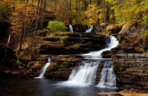 Dingmans Creek Waterfall, Pennsylvania by the National Park Service