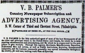 Palmer's Advertising Agency.