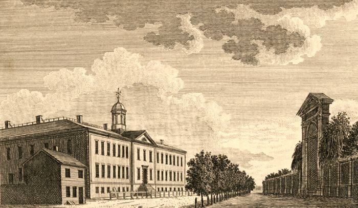 Walnut Street Jail in Philadelphia, Pennsylvania, 1789
