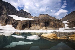 Grinnell Glacier Basin at Glacier National Park by Tim Rains, National Park Service.
