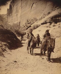 Navajo in a Canyon, 1904