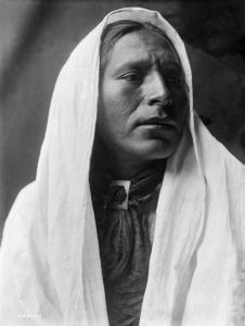 Tiwa Man by Edward S. Curtis, 1905