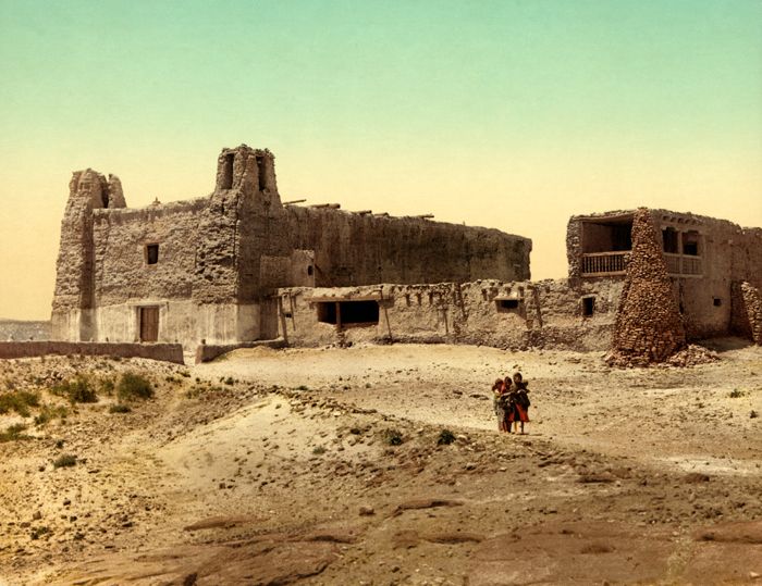 San Estévan del Rey Mission at Acoma Pueblo by Detroit Publishing, 1902.
