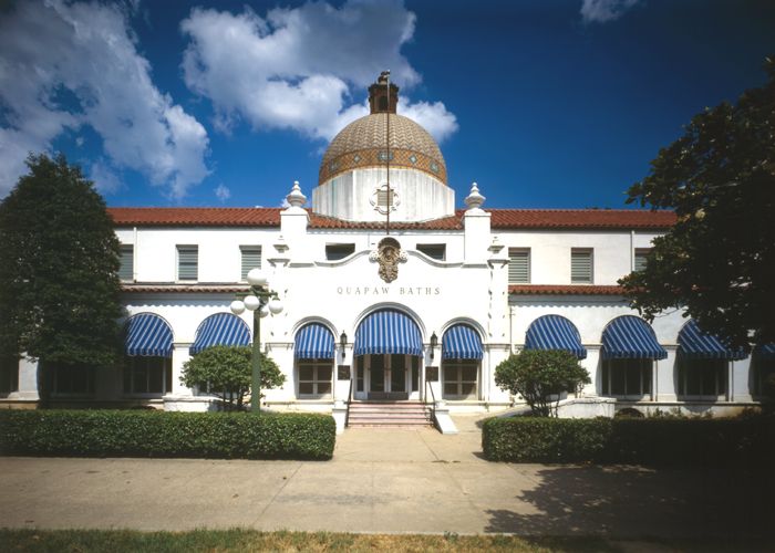 Quapaw Bathhouse in Hot Springs, Arkansas by the Historic American Buildings Survey.