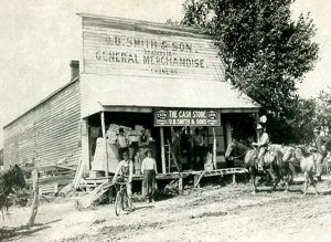 Old General Store in Carneiro, Kansas.