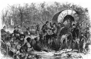 Foraging in Virginia during the Civil War.