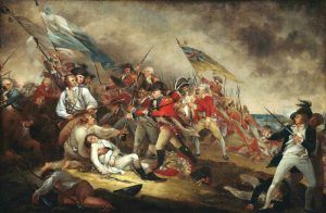 Battle of Bunker Hill during the American Revolution by John Trumbull