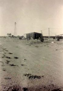 Airfield in Salt Flat, Texas.