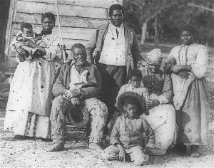 Black family during the Civil War.