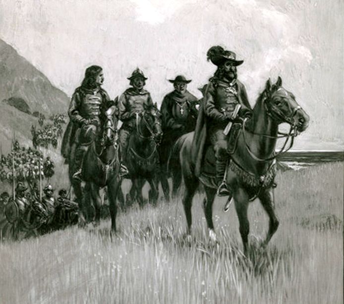 March of Gaspar de Portola, by W. Francis