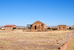 Old buildings at Fort Davis, Texas by Kathy Alexander.