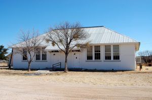 An old school in Langtry, Texas by Kathy Weiser-Alexander.
