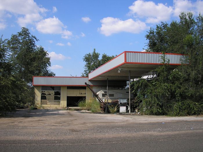An old gas station in Lela, Texas by Kathy Alexander.