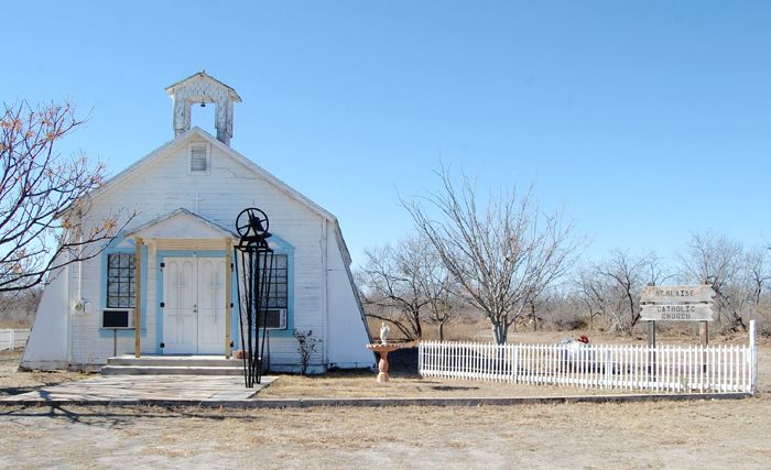 The St. Blaise Catholic Church in Spofford, Texas was founded in 1913 and still hold services today, by Kathy Weiser-Alexander.