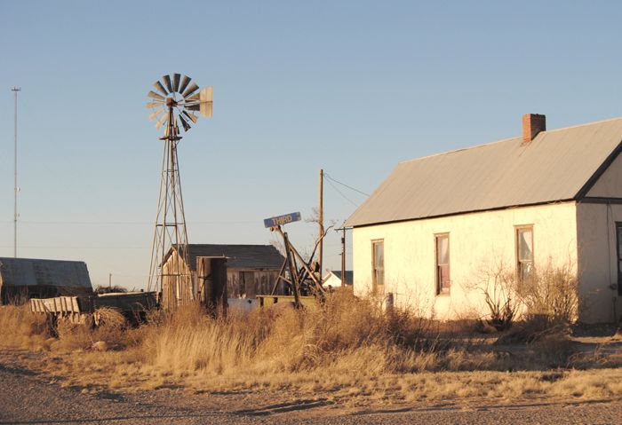 An old homestead in Toyah, Texas by Kathy Alexander.