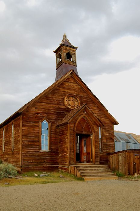 Methodist Church in Bodie, California by Kathy Weiser-Alexander.