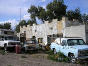 An old garage in Eden, Arizona by Kathy Alexander.