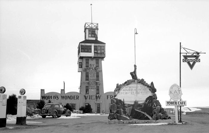 Genoa, Colorado Wonder Tower in its early days.