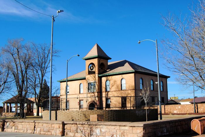 Navajo County Courthouse in Holbrook, Arizona by Kathy Alexander.