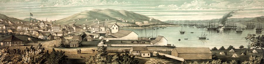 San Francisco, California by Henry Firks, 1849.