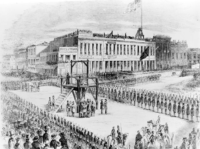 Men hanged in San Francisco, California, 1856.