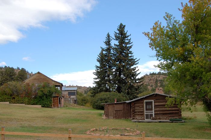 An old cabin near Virginia Dale, Colorado by Kathy Weiser-Alexander.