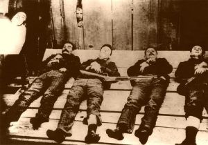 Most of the members of the Dalton Gang were killed after trying to rob two banks in Coffeyville, Kansas.