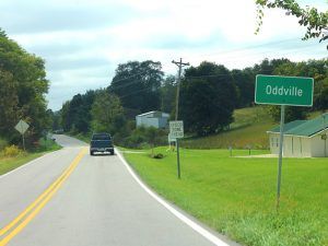 Oddville, Kentucky courtesy Wikipedia.