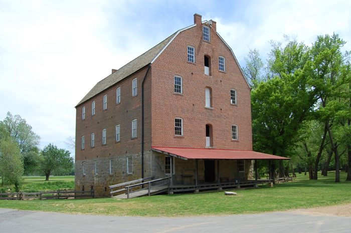 The Bollinger Mill was rebuilt in 1867, photo by Kathy Weiser-Alexander.