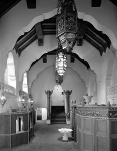 Foyer at the Fox Theatre in Seattle, Washington by the Historic American Building Survey, 1991.