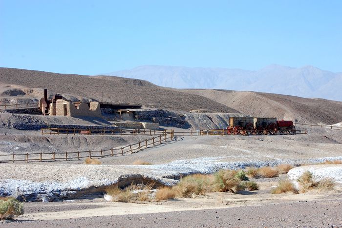 Harmony Borax Works in Death Valley, California by Dave Alexander