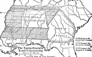 Yazoo Land Scandal Map