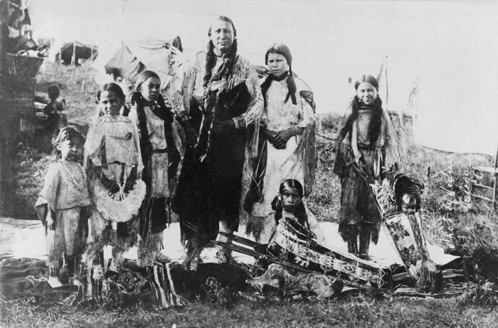 Kiowa Indians by J. V. Dedrick, 1908.