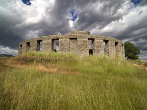 Sam Hill's Stonehenge in Maryhill, Washington by Carol Highsmith.