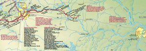 Missouri Santa Fe Trail Map courtesy National Park Service