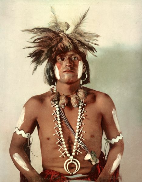 Taqui, a Moki Sanke Priest by Detroit Photographic Co., 1902.