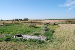 Wagon Bed Spring Box on the Santa Fe Trail in Grant County, Kansas by Kathy Weiser-Alexander.