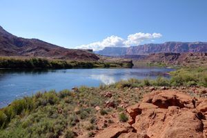 Lees Ferry at Glen Canyon on the Colorado River by the National Park Service.