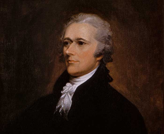 Alexander Hamilton portrait by John Trumbull 1806