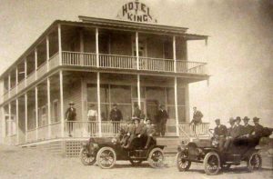 King Hotel in Nara Visa, New Mexico, early 1900s.