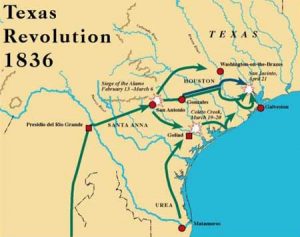 Texas Revolution Map