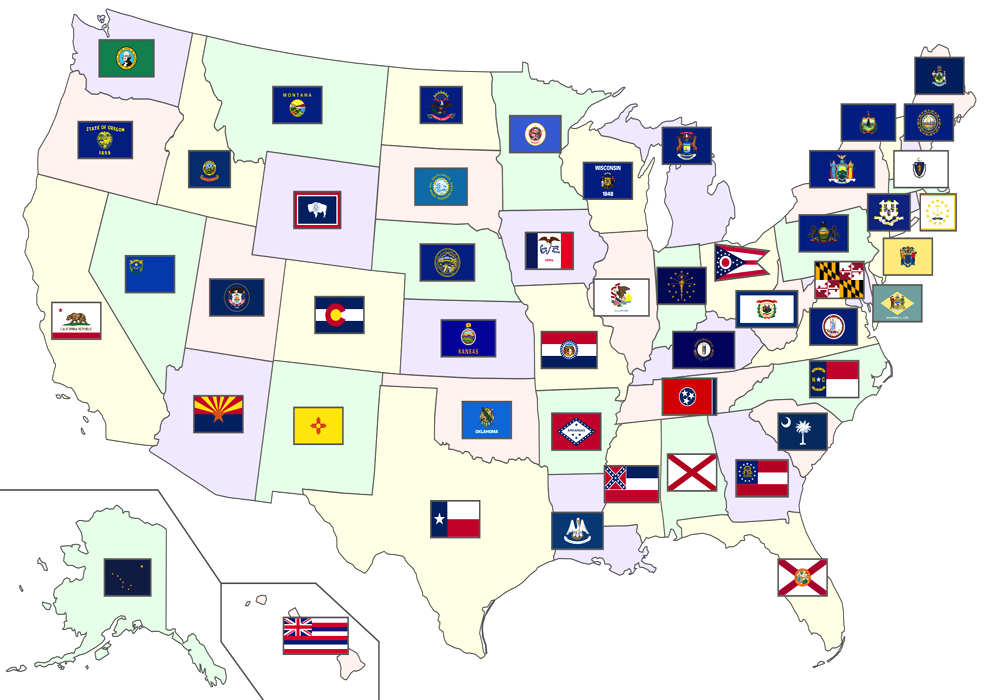 State Flags in the United States.