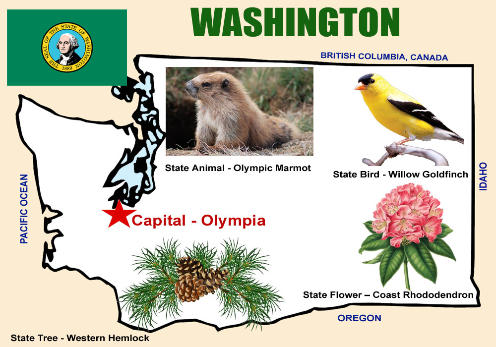 Washington – The Evergreen State – Legends of America