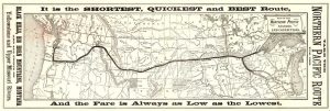 Northern Pacific Railroad Map